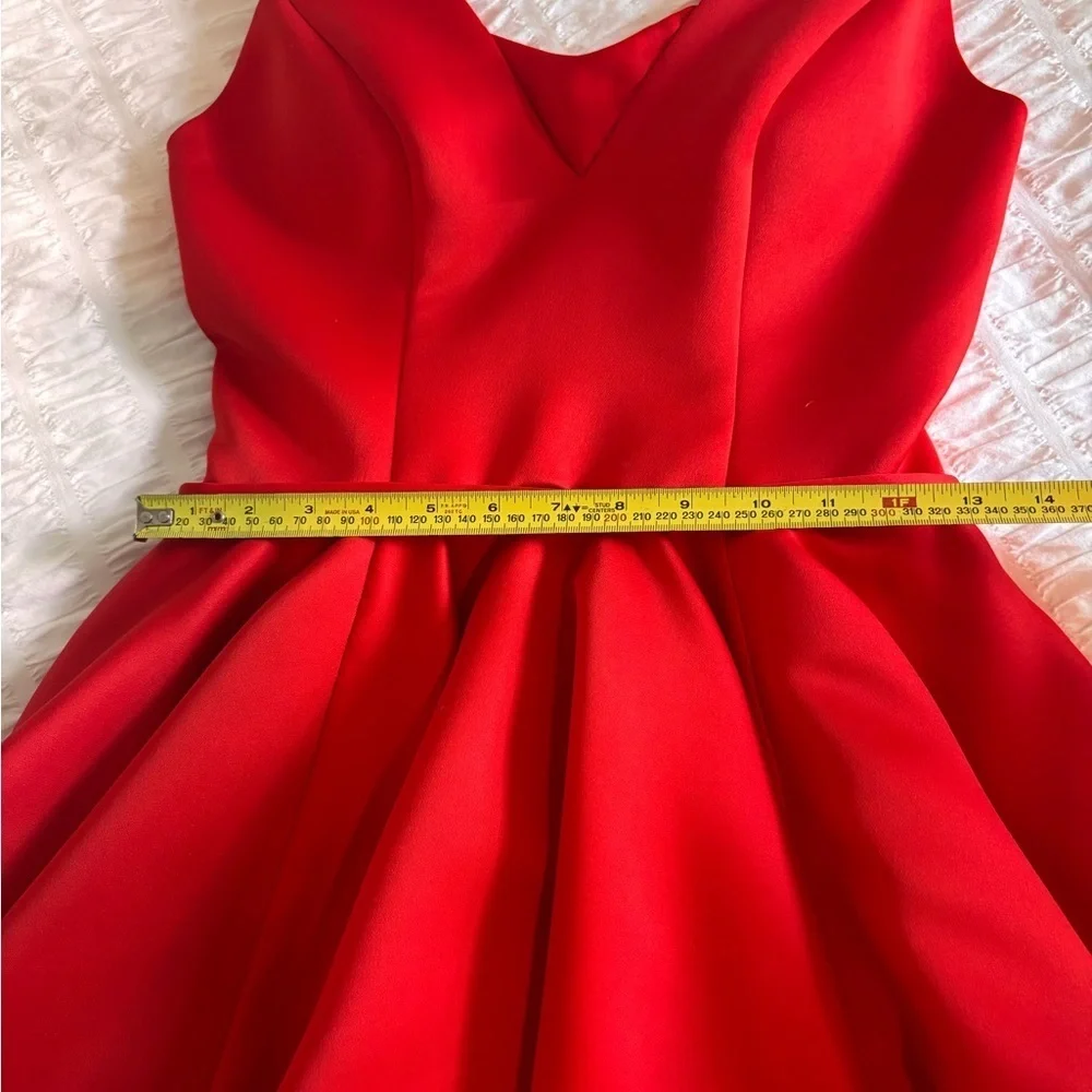 Terani Couture Red Fit and Flare Mini Dress - Picture 7 of 10